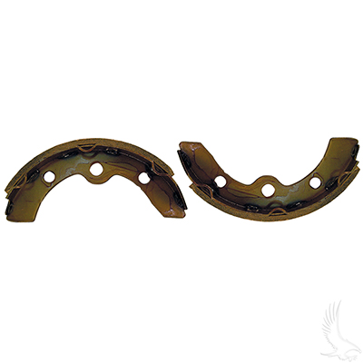 Brake Shoes, SET OF 2, Short Front, E-Z-Go 87-96, 09+, Club Car Prec/DS 95+, Yam G1/G2/G8/G9 82-93